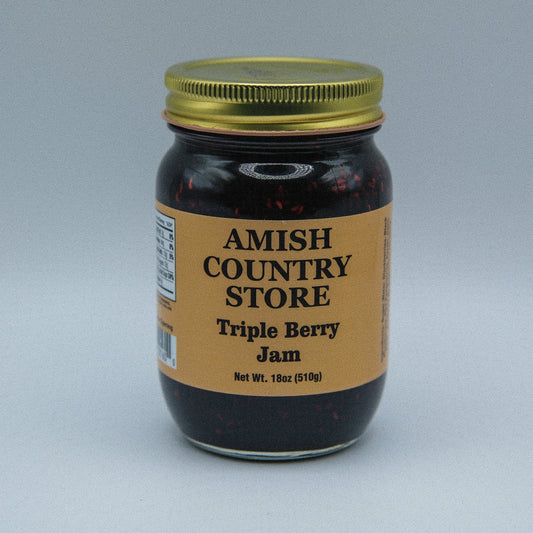 Old-Fashioned Triple Berry Jam (18oz) | Amish Country Store