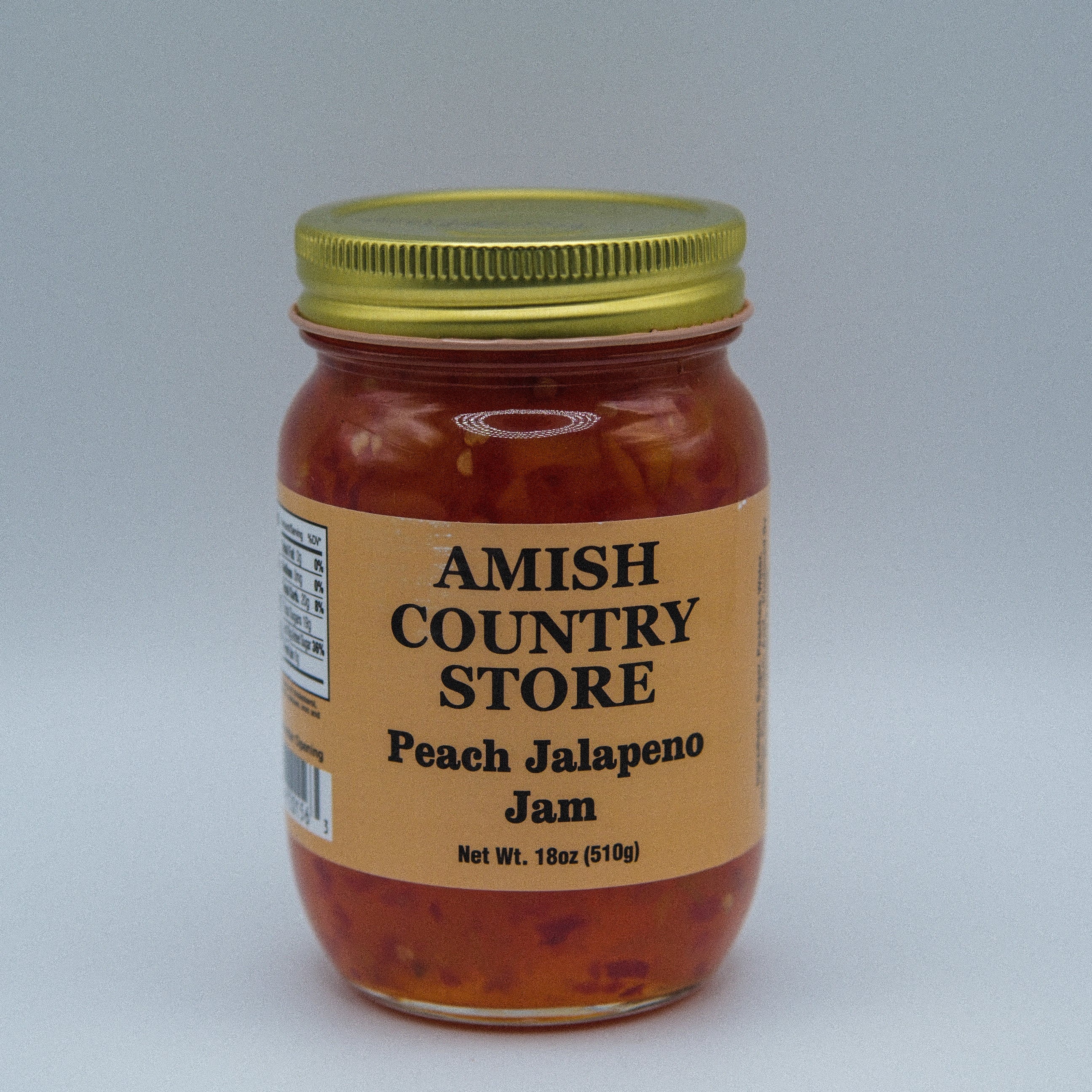 Old-Fashioned Peach Jalapeno Jam (18oz) | Amish Country Store