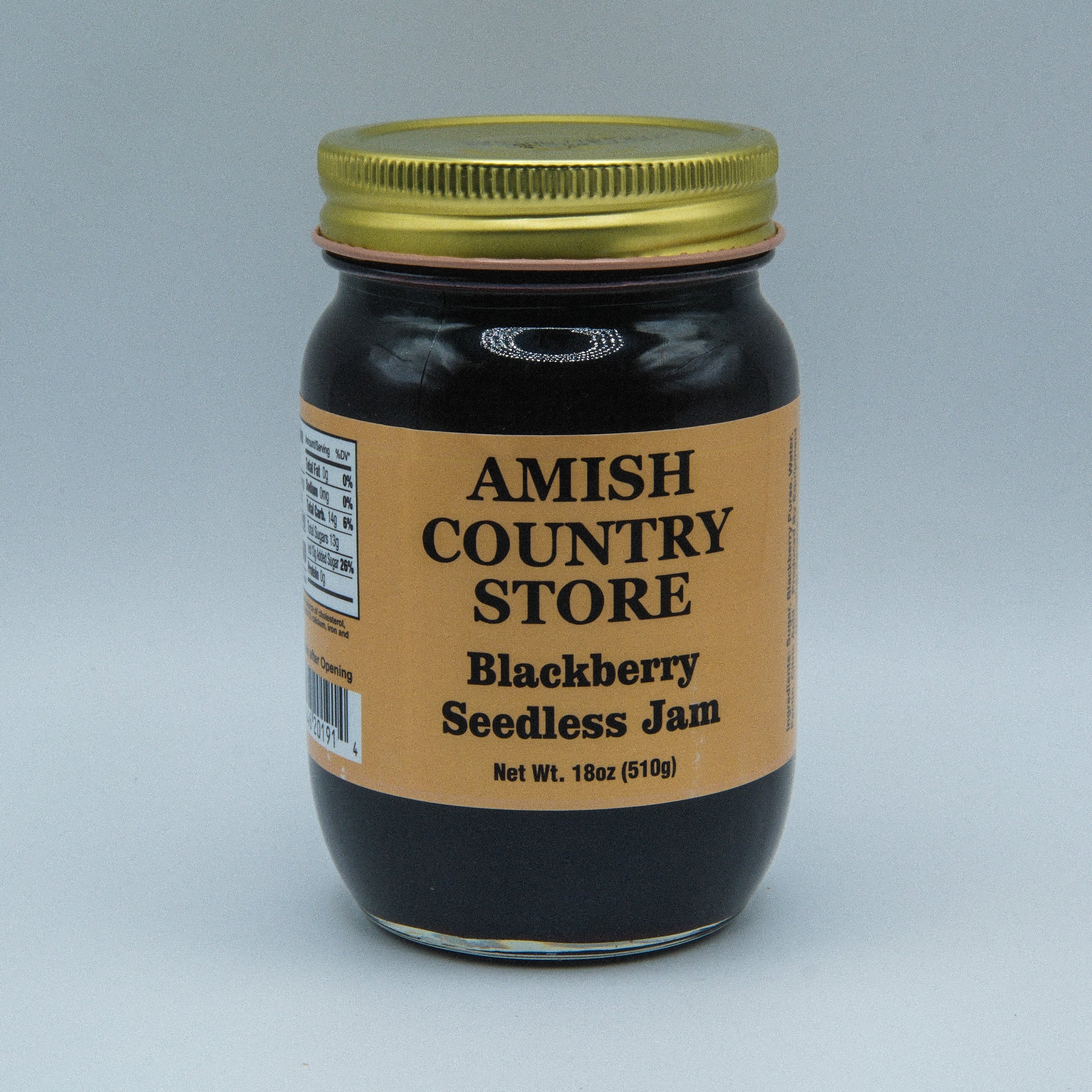 Old-Fashioned Blackberry Seedless Jam (18oz) | Amish Country Store