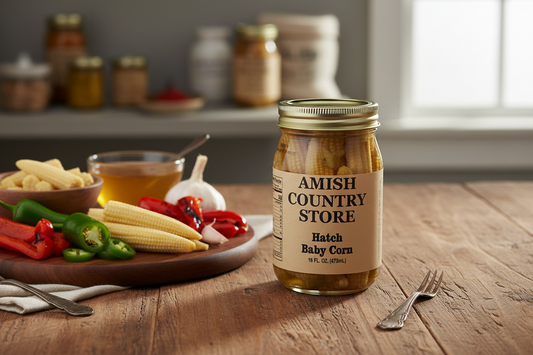 Hatch Baby Corn | Sweet & Zesty Pickled Corn | 16 oz