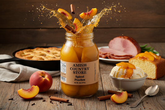 Old-Fashioned Spiced Peaches | Amish Country Store | 32 oz