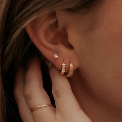 Rue Brushed Hoops
