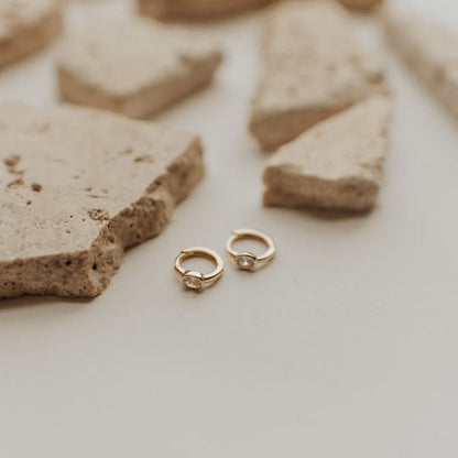 Aspen Diamond Hoops