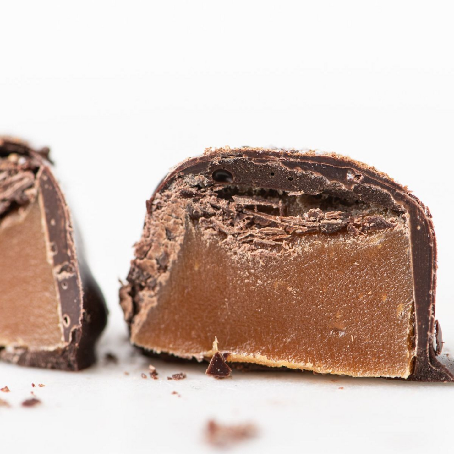 Dark Chocolate Sea Salted Caramels--6 Pouches