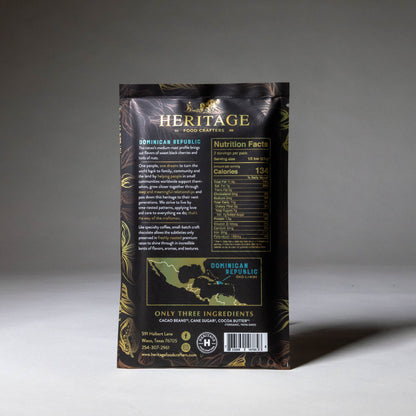 72% Dominican Republic Chocolate Bar 50g
