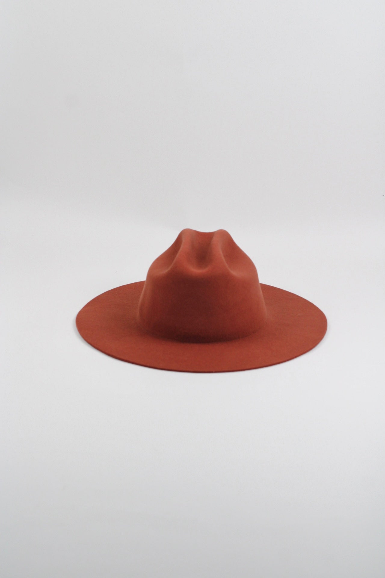 Dakota Cattleman Flat Brim Hat - Brick
