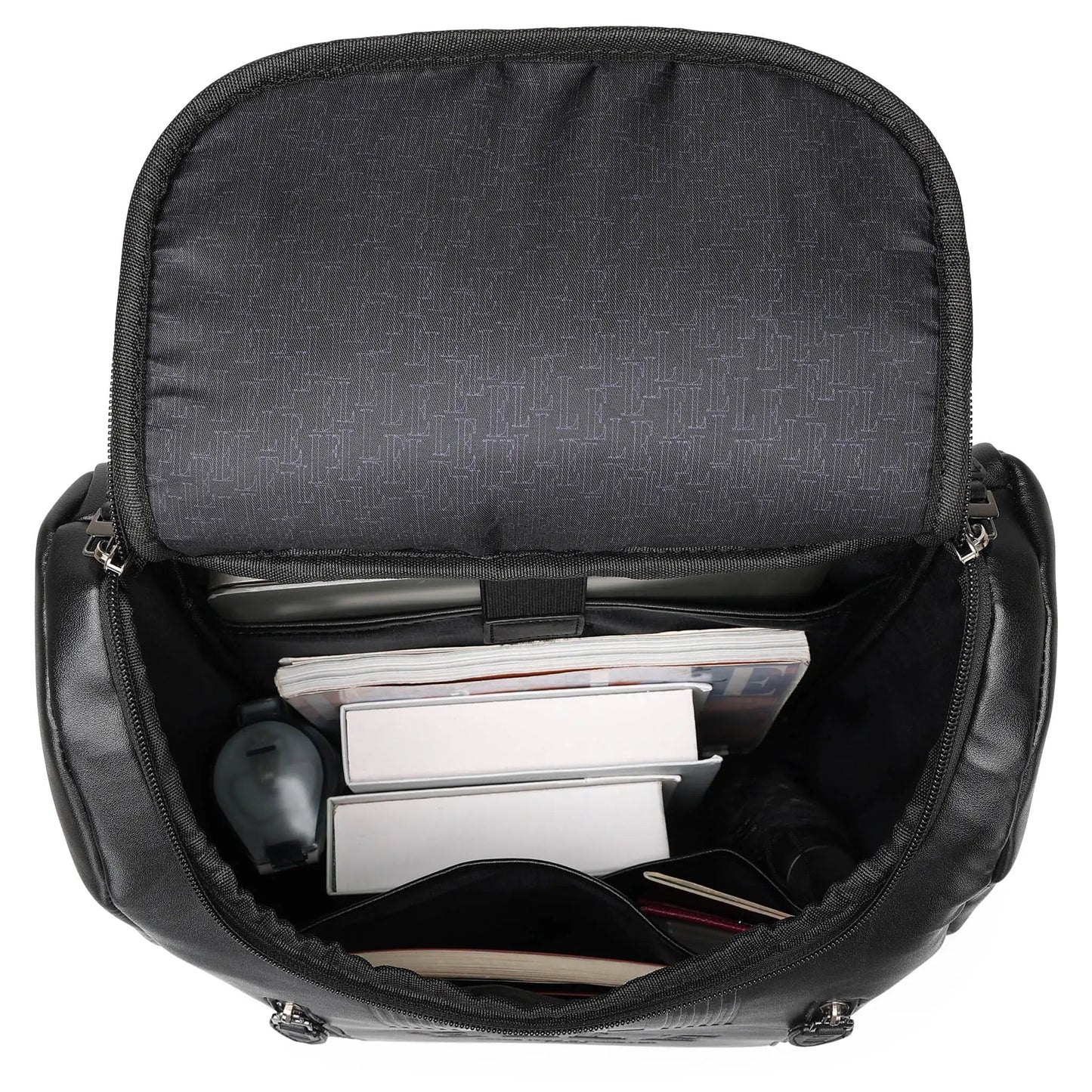 Vegan Leather Backpack-leather