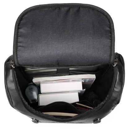 Vegan Leather Backpack-leather