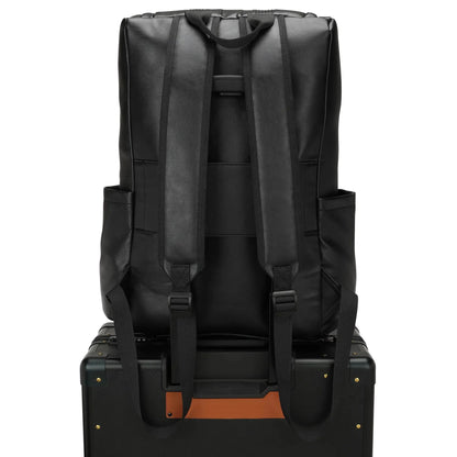 Vegan Leather Backpack-leather
