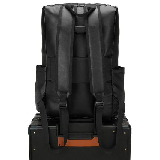 Vegan Leather Backpack-leather