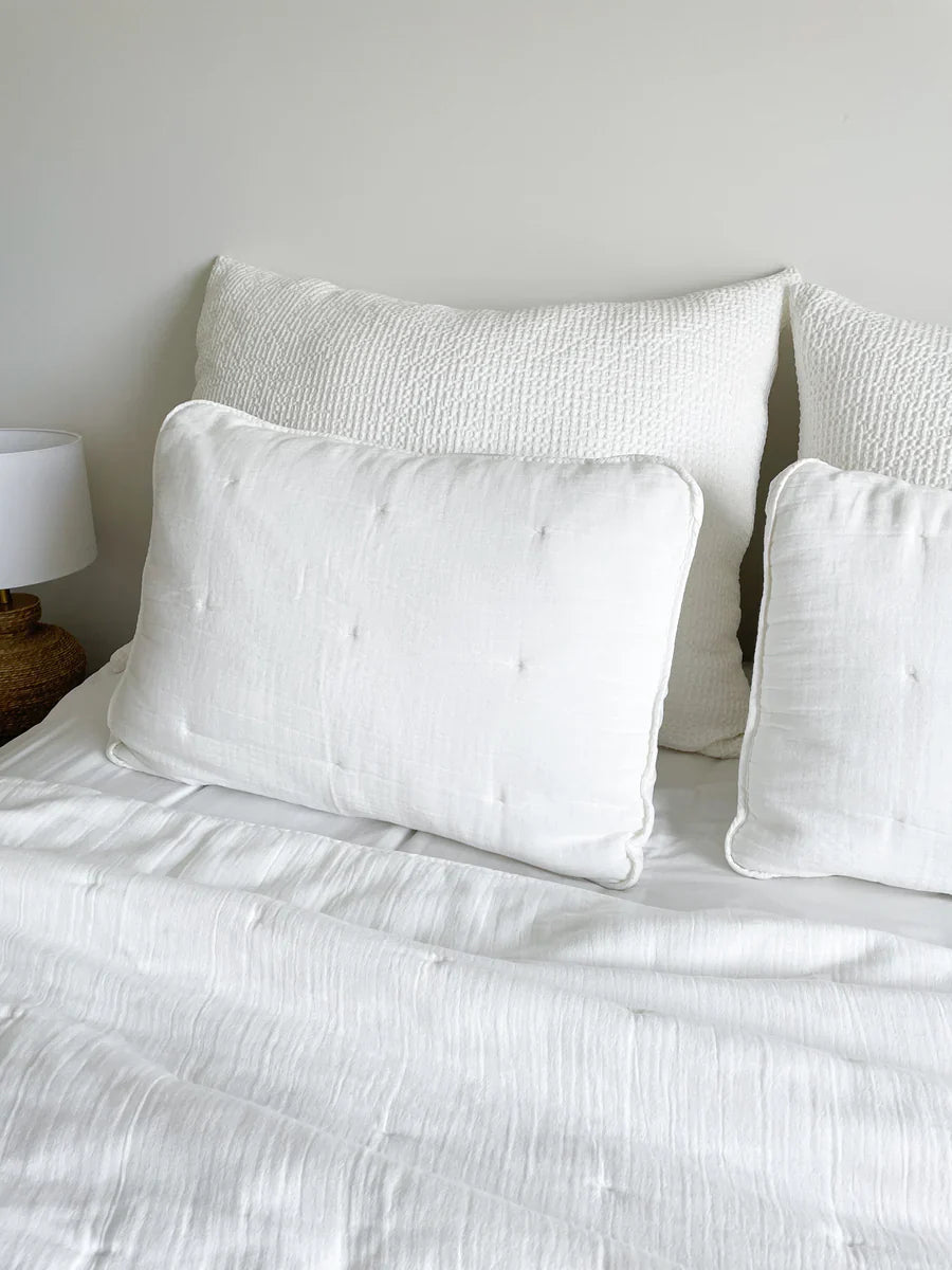 Easy Cotton Gauze Quilt & Pillow Set