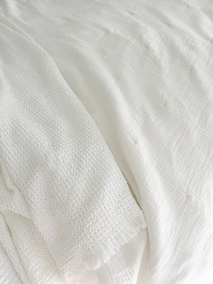 Easy Cotton Gauze Quilt & Pillow Set