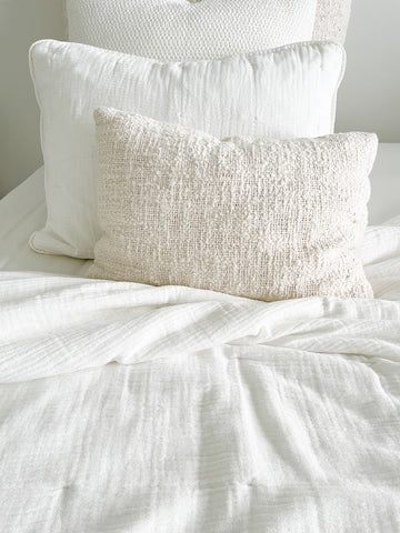 Easy Cotton Gauze Quilt & Pillow Set