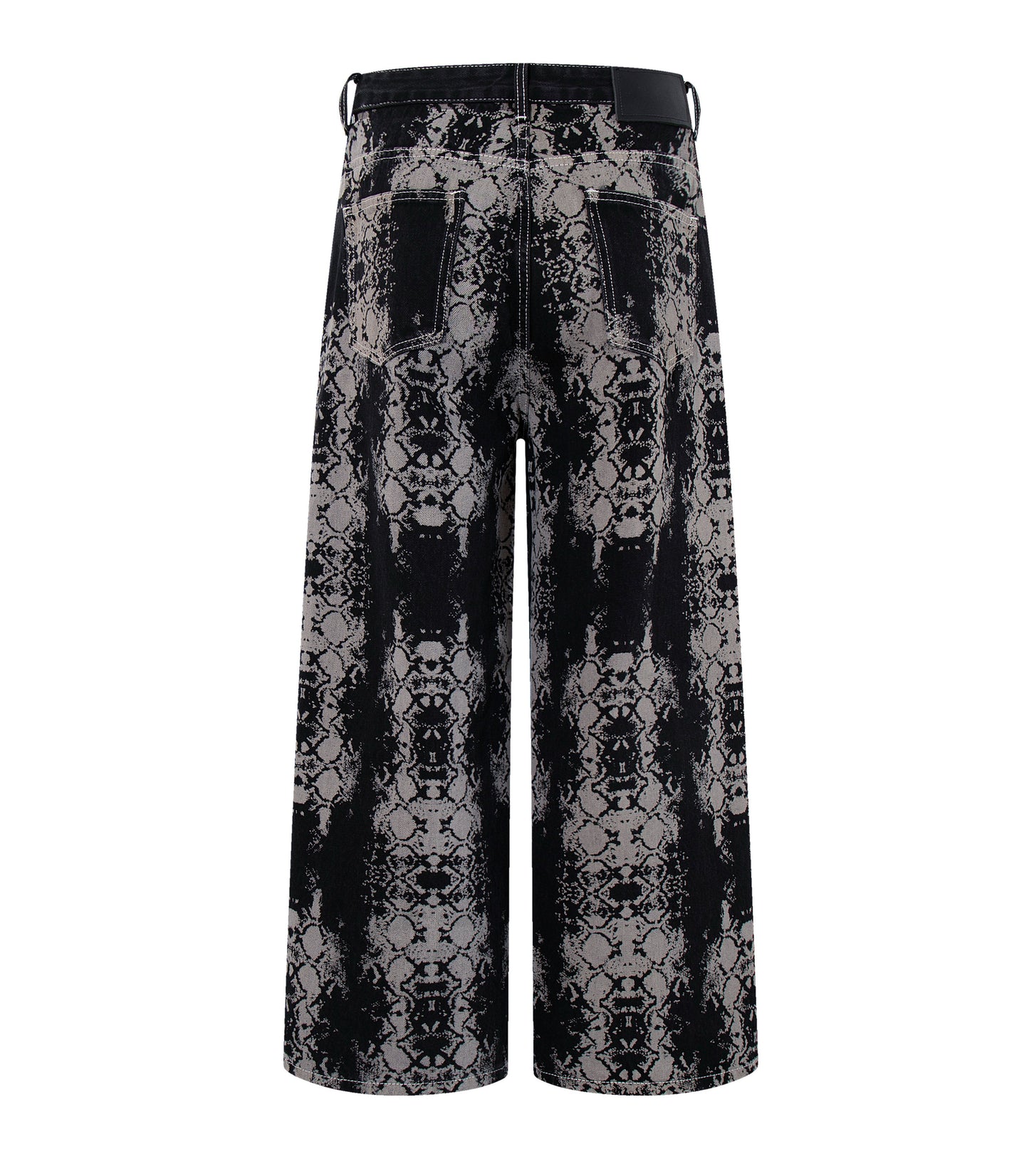 SNAKESKIN DENIM