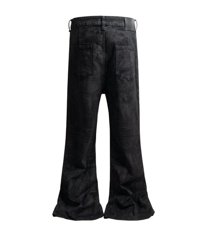 DOUBLE KNEE FLARE DENIM