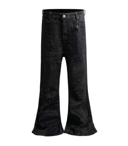 DOUBLE KNEE FLARE DENIM