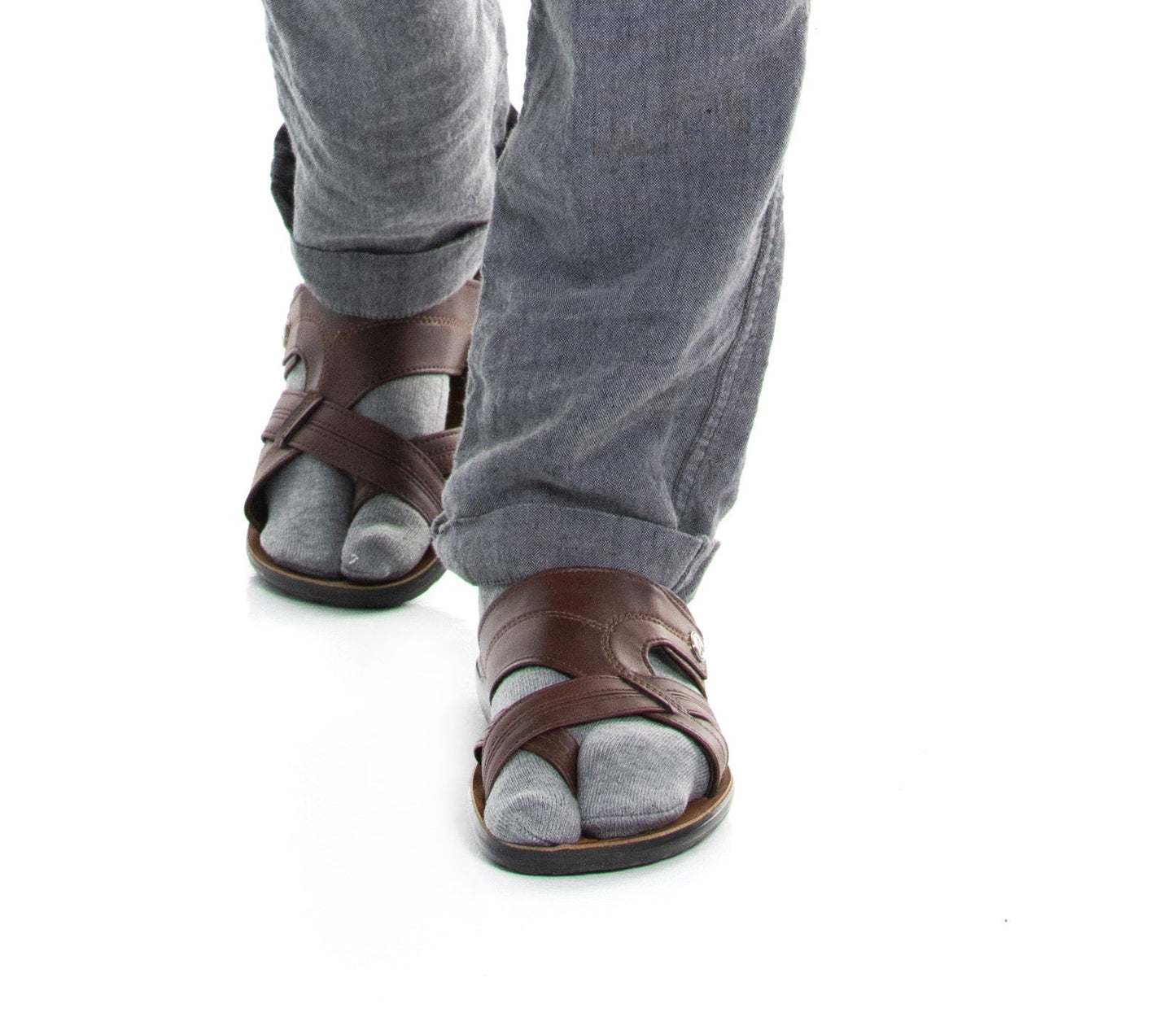 V-Toe Thicker Big Toe Flip Flop Tabi Cotton Blend Mini Crew - 3 Pairs