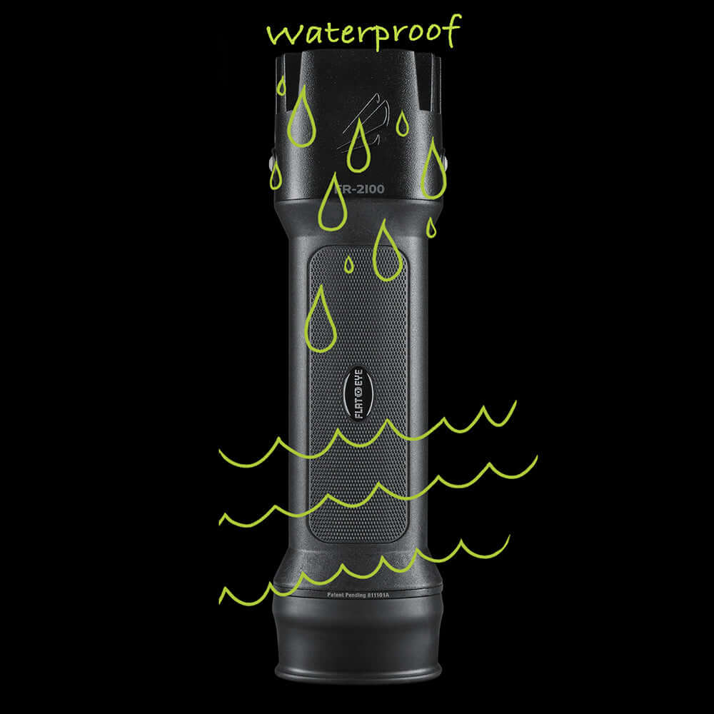 FLATEYE™ Rechargeable FR-2100 Flashlight - 2175 Lumens