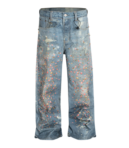 CANDY STUDDED DENIM