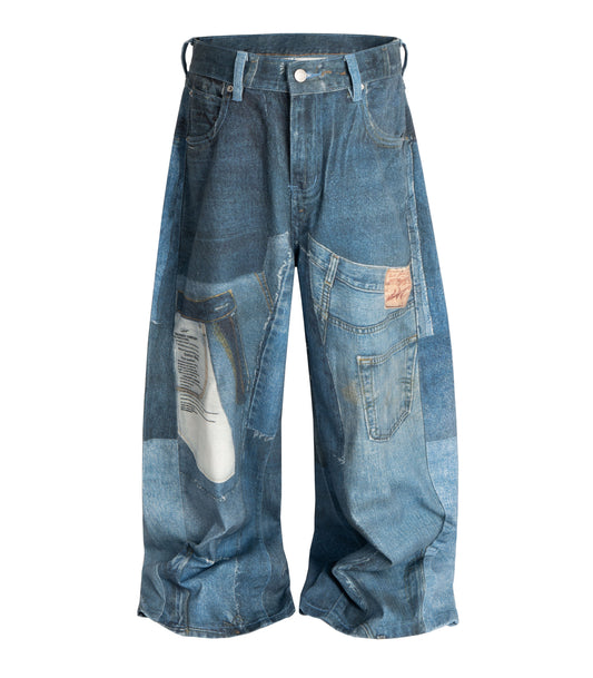 MULTI-PRINT DENIM