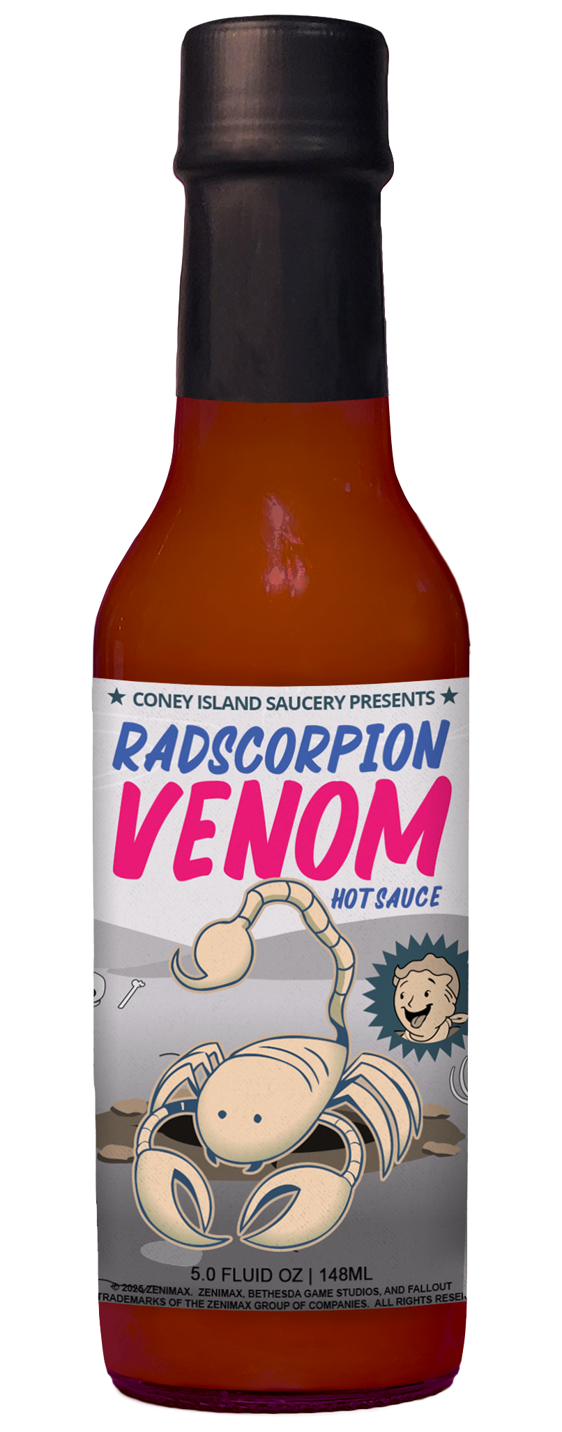 Fallout Radscorpion Venom Berry Scorpion Hot Sauce 5oz
