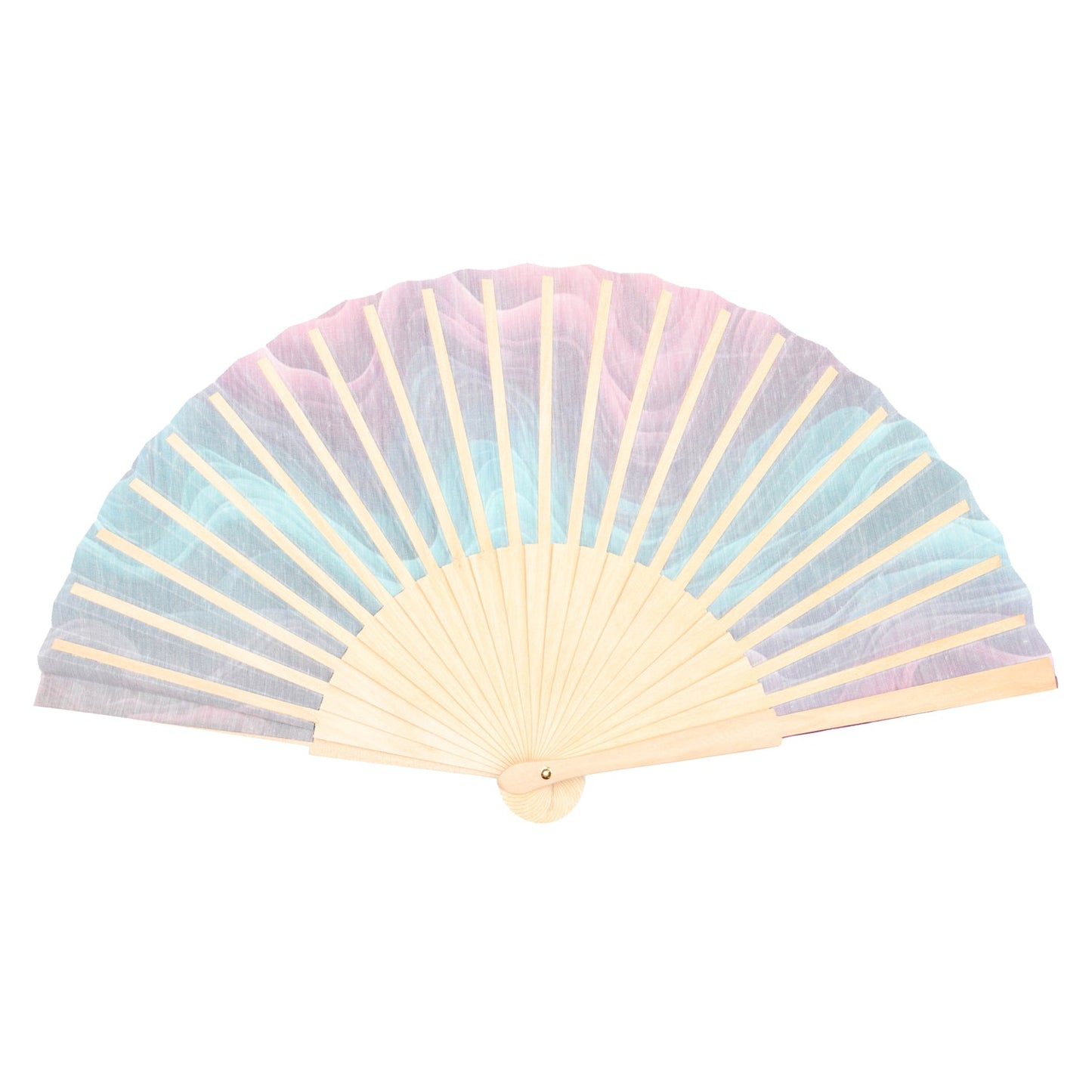 Violet Cascade Hand Fan