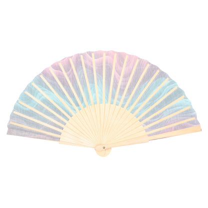 Violet Cascade Hand Fan