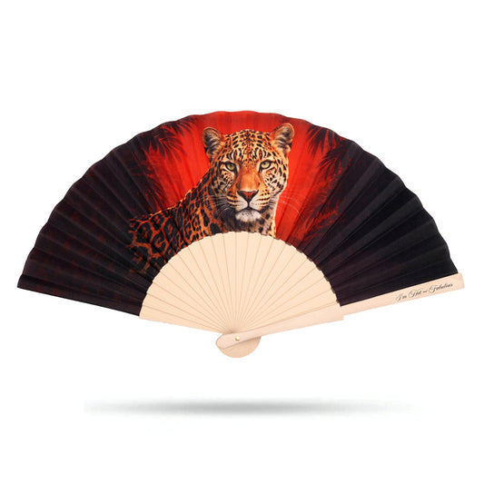 Jungle Majesty Hand Fan