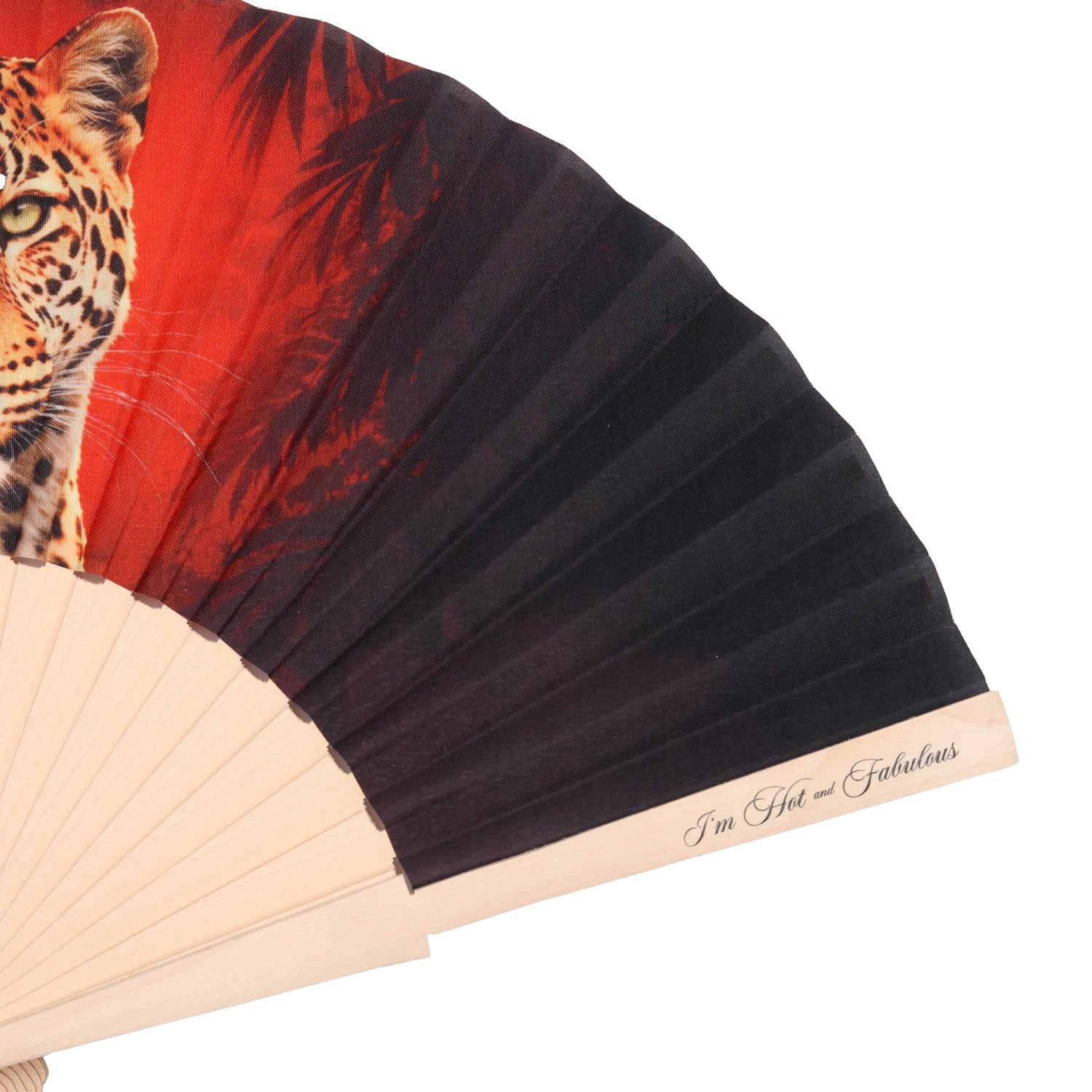 Jungle Majesty Hand Fan