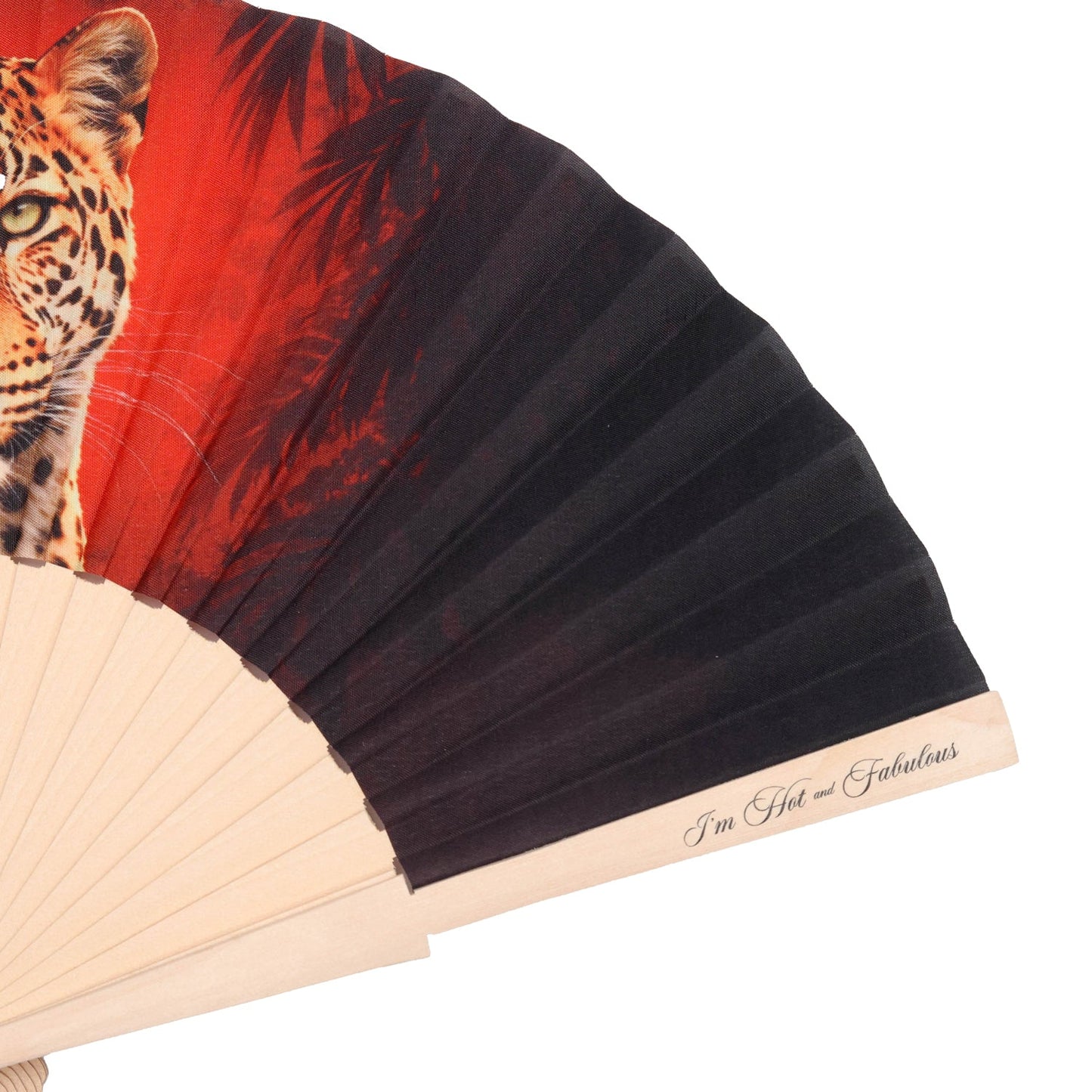Jungle Majesty Hand Fan