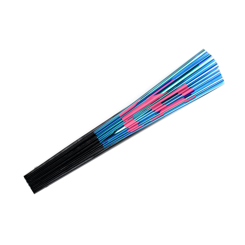 Holographic Peacock Vibes XL Hand Fan