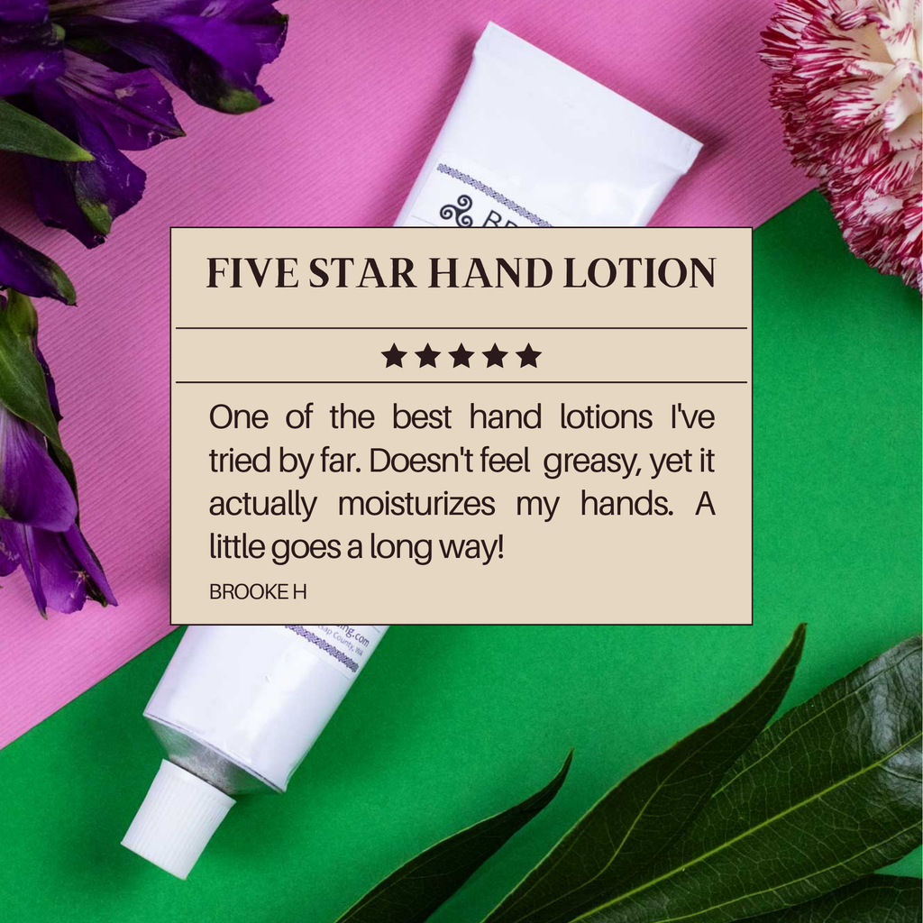 Vanilla Natural Hand Lotion - French, Tahitian, and Madagascar Vanillas