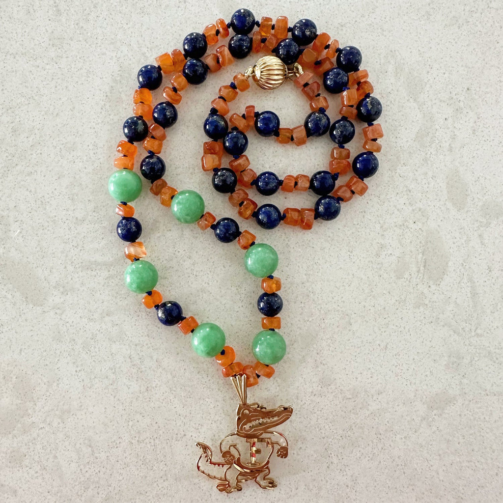Vintage Florida Gators Charm 14K Gold