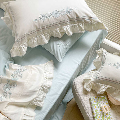 French Princess Embroidery Duvet Cover | 3CARATS