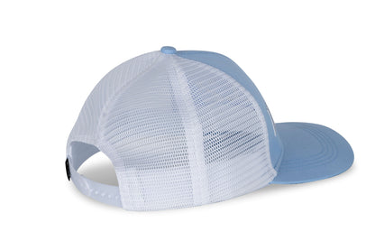 Curved Brim Mesh Snapback Hat