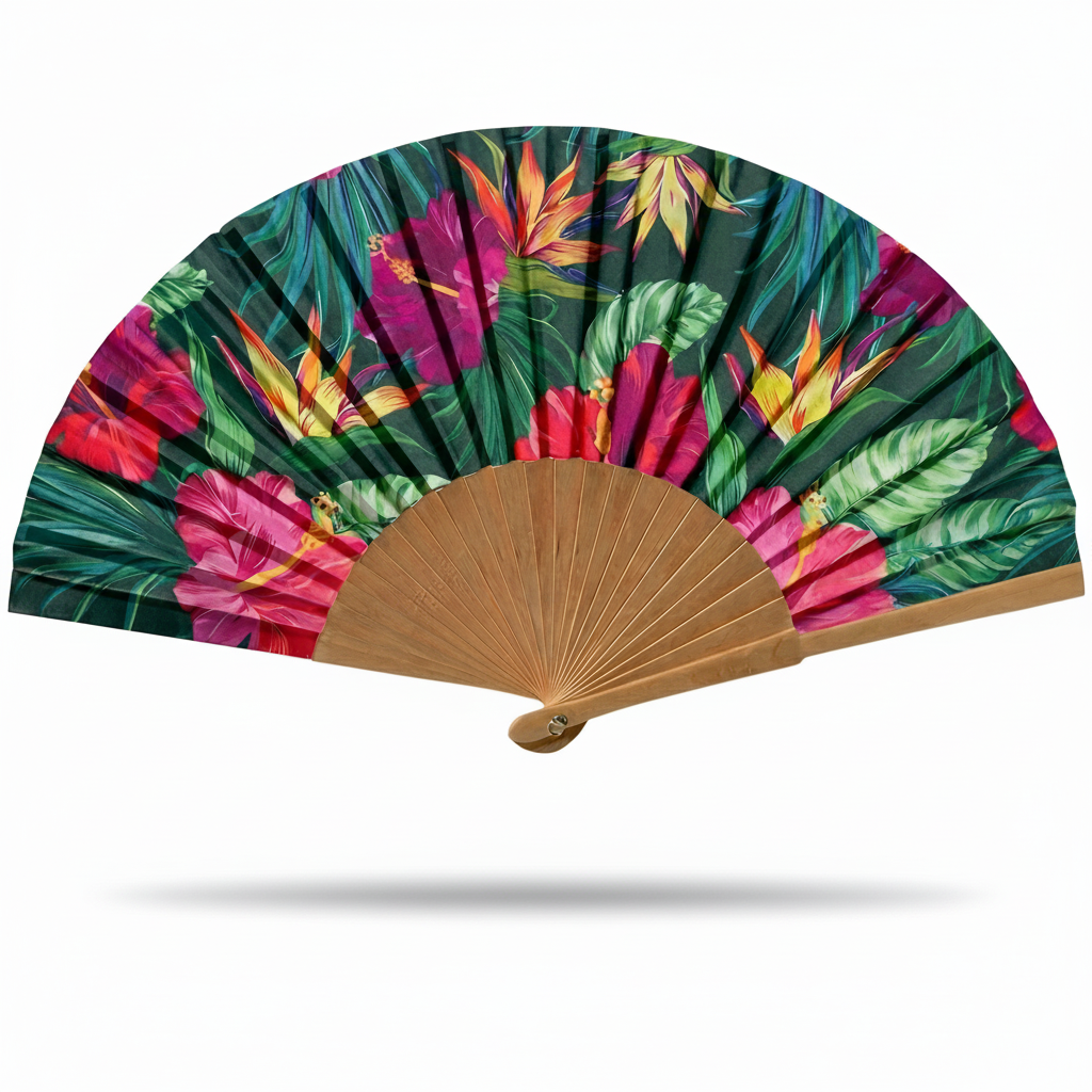 Floral Hand Fan