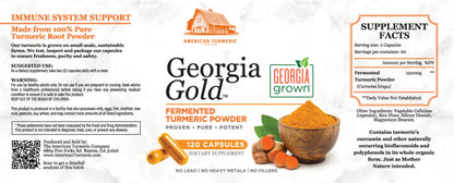 Fermented Probiotic Turmeric Puree – Georgia Gold, Lead-Free, Living Culture Formula