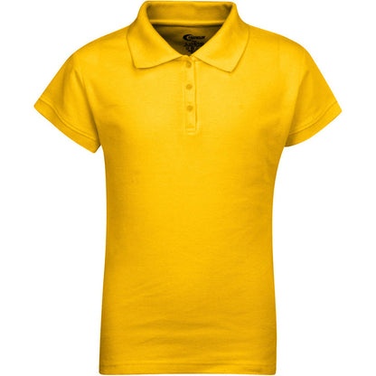 Juniors Short Sleeve Pique Polo Shirt