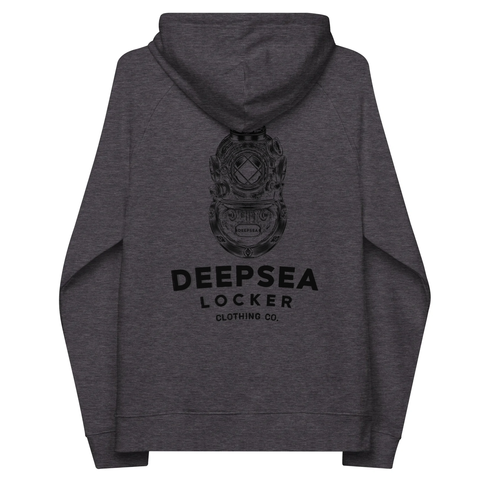 DEEPSEA Locker / Made Under Pressure / Eco Raglan hoodie