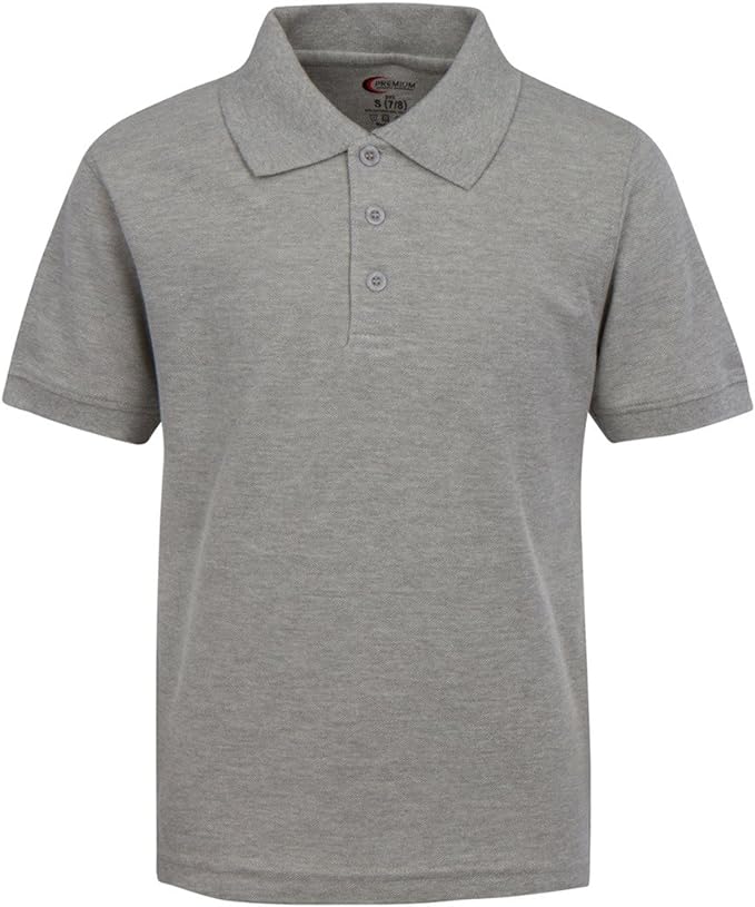 Toddlers Short Sleeve Pique Polo Shirt