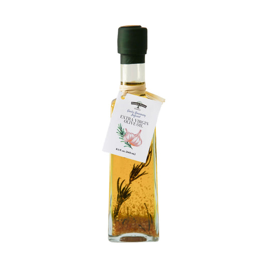Garlic Rosemary Infused Extra Virgin Olive Oil, Castollata (240mL/ 8.1 fl oz)