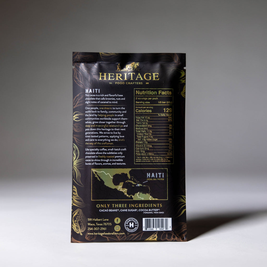 70% Haiti Chocolate Bar 50g