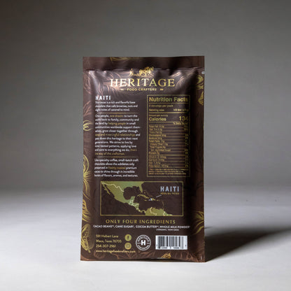 58% Haiti Milk Chocolate Bar 50g