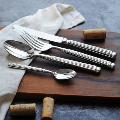 Handcrafted Timeless Roman Column Flatware | 3CARATS