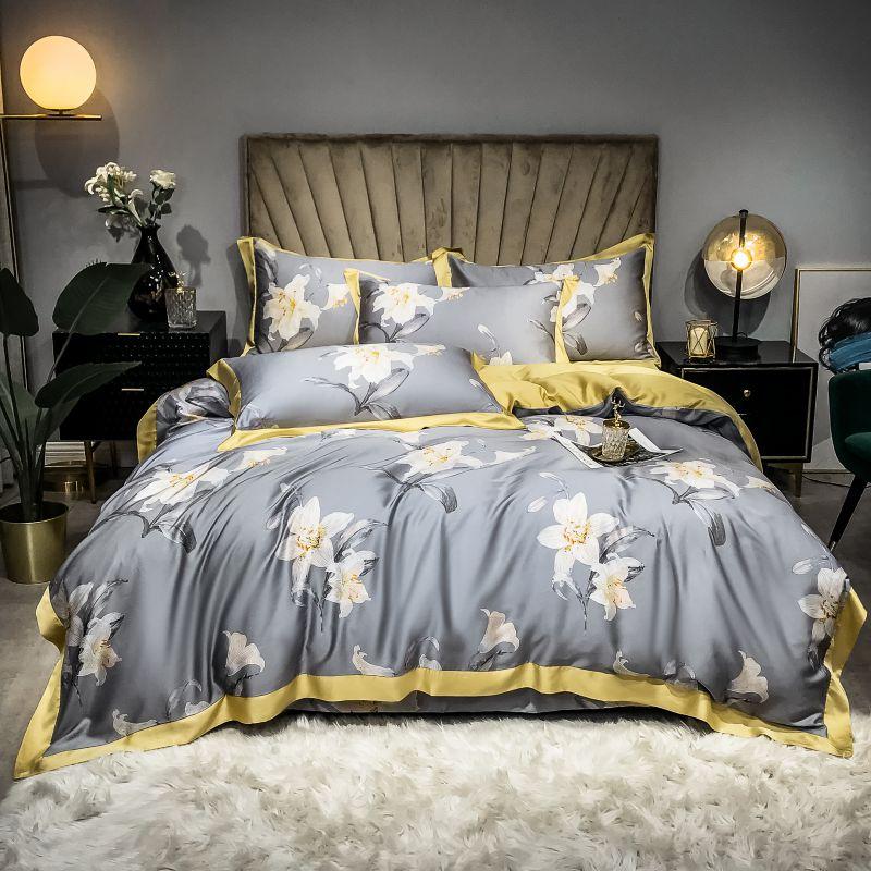 Orquidea Clara Duvet Cover Set (Eucalyptus Lyocell)