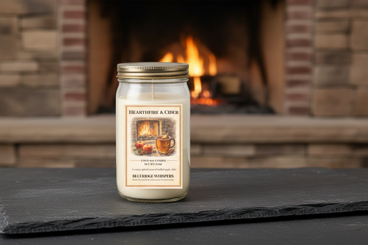 Hearthfire & Cider | Hand-Poured Hearth & Harvest Candle