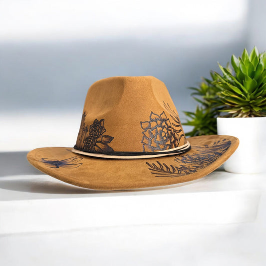 Desert Sun- Burned Small Brim Cowboy Hat