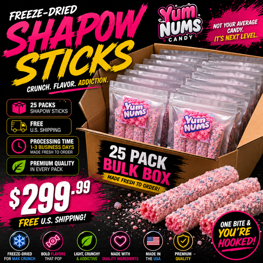 Shapow Sticks Bulk Box – 25 Packs (FREE U.S. Shipping)

Price: $299.99