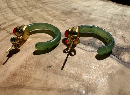 Jade Earrings, #113