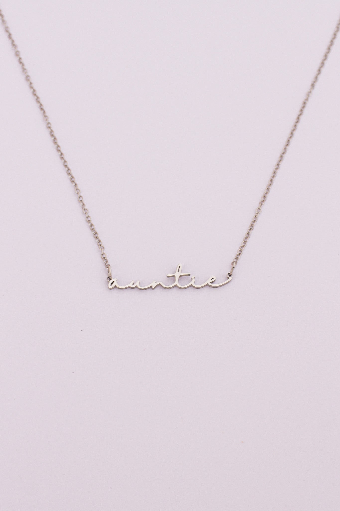 "Auntie" Necklace